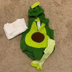 Avocado baby costume